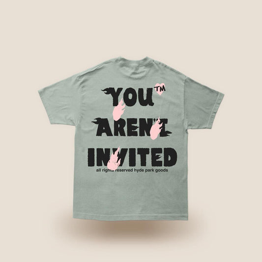 HYDE PARK YOU AREN'T INVITED BLOCKBUSTER TEE