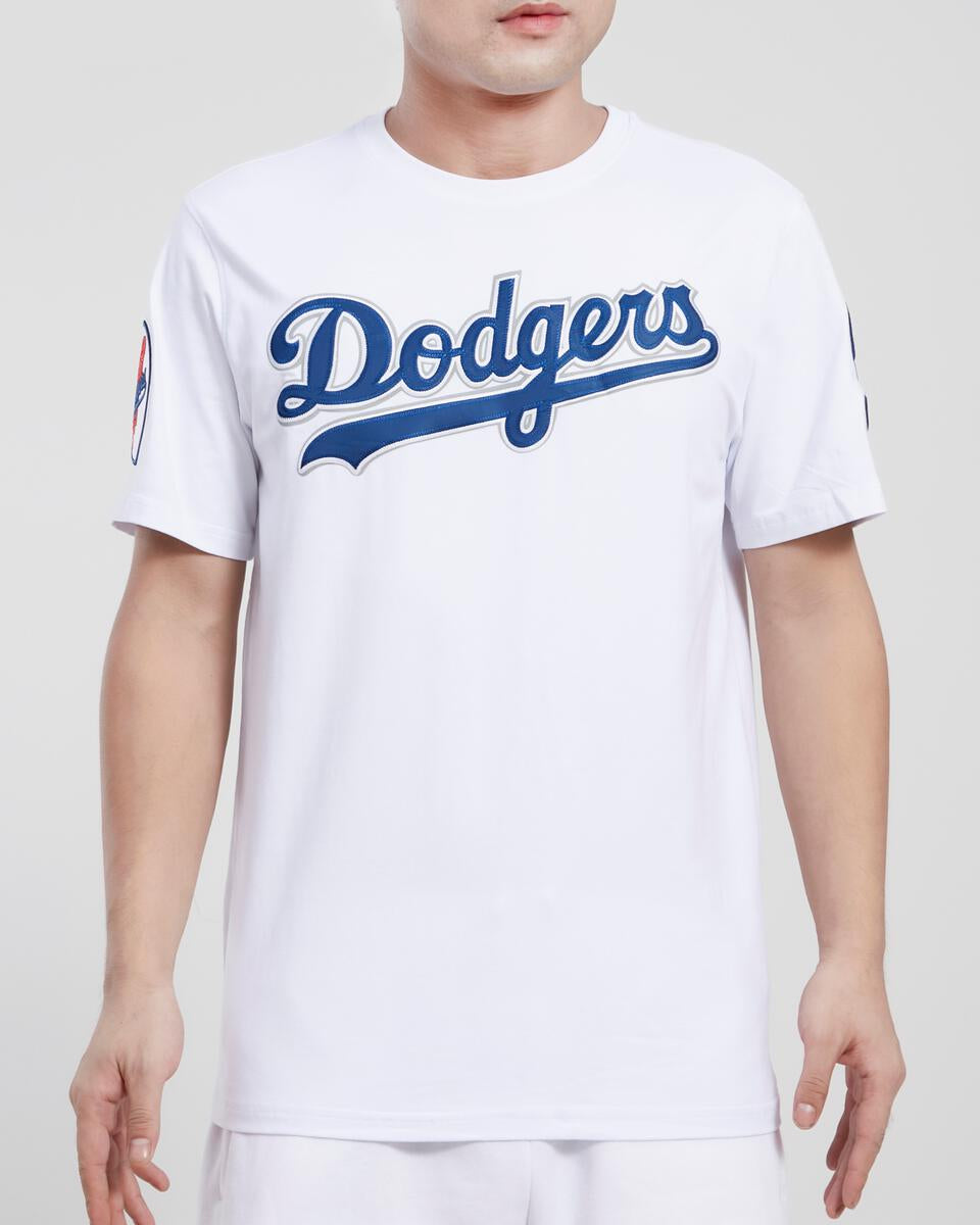 PRO STANDARD LOS ANGELES DODGERS TACKLE TWILL SJ TEE (LLD135725)-WHITE