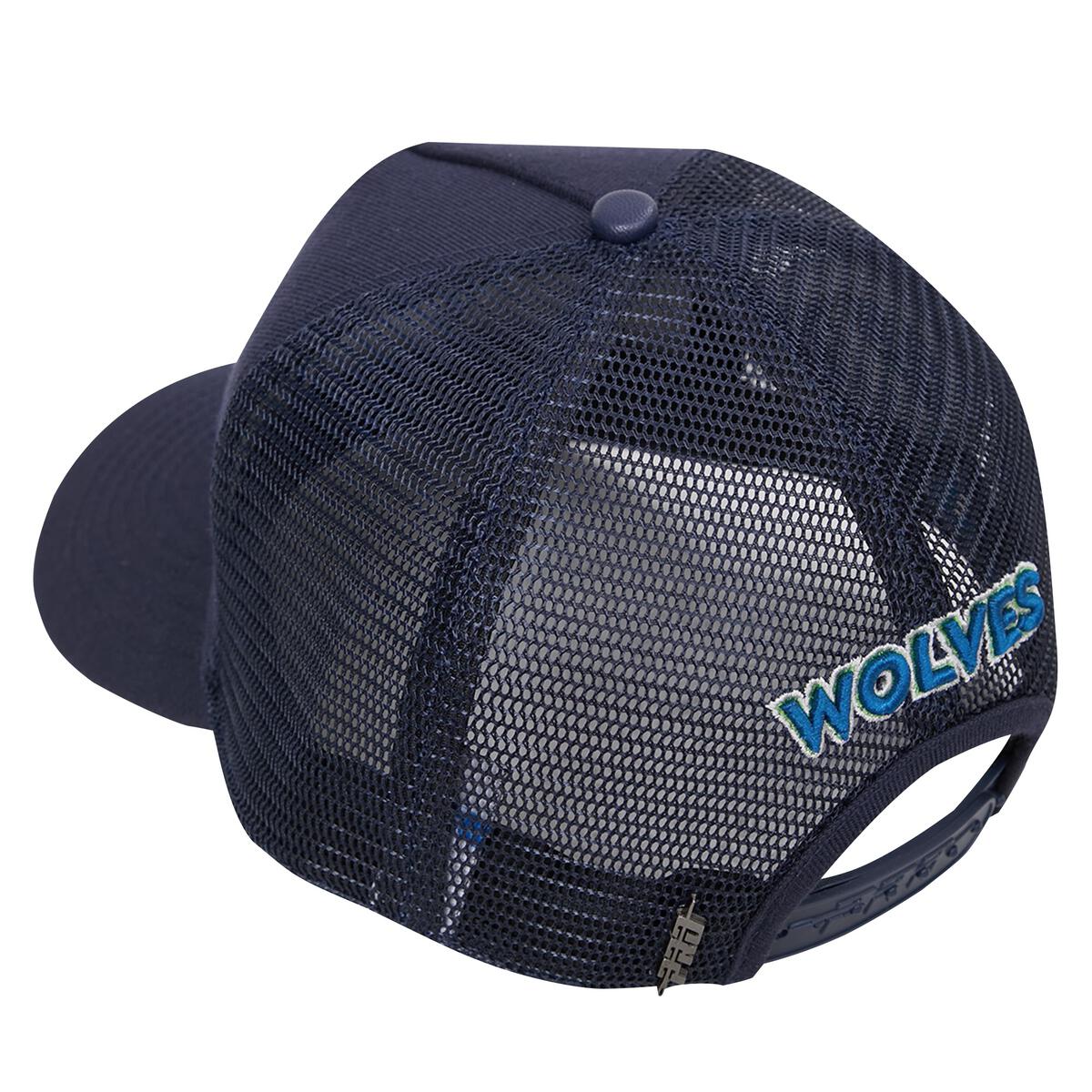 MINNESOTA TIMBERWOLVES CLASSIC PINCH FRONT TRUCKER (BMT757841) MIDNIGHT NAVY