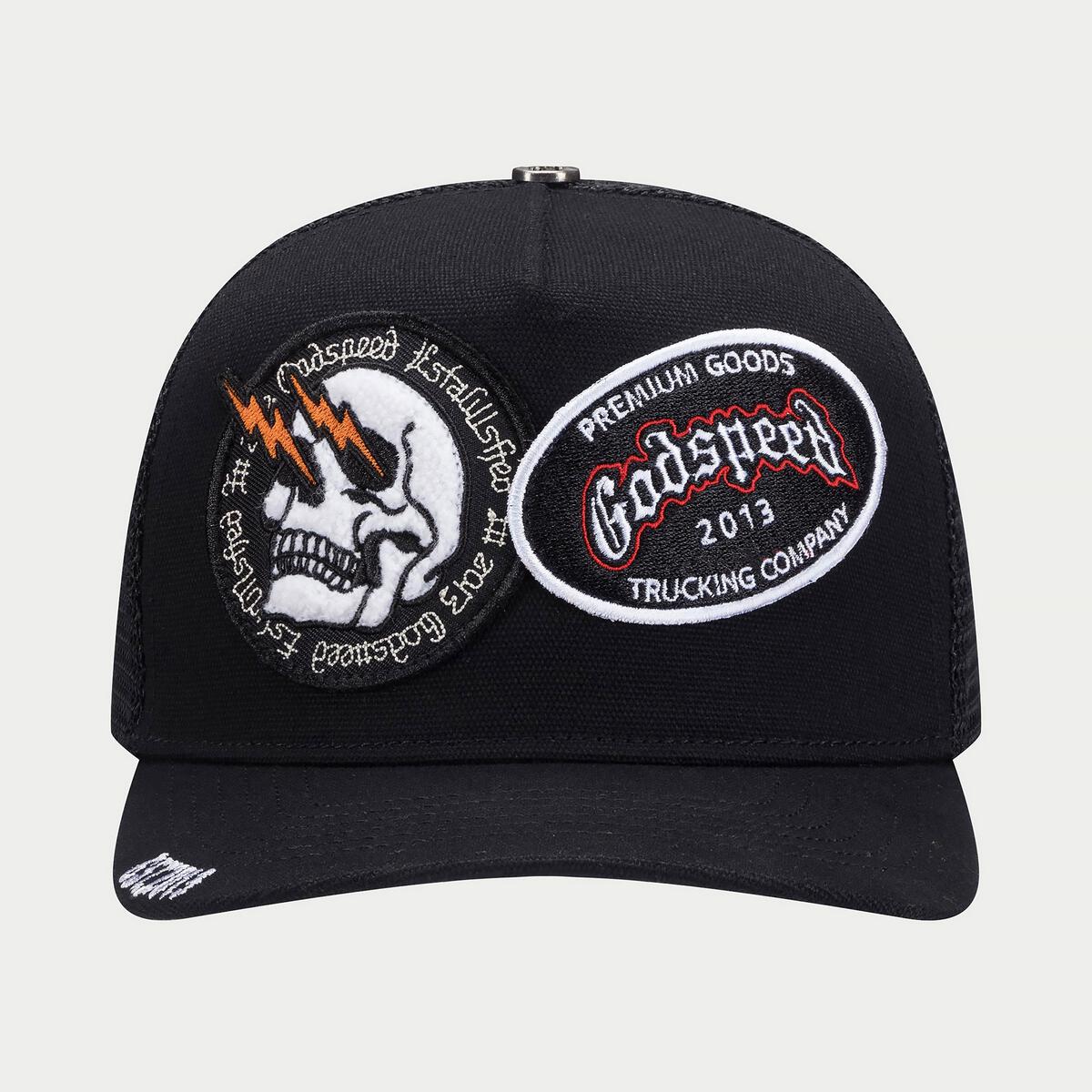 GODSPEED  (OG DUAL PATCH TRUCKER) BLACK