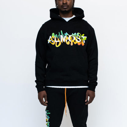 ALMOST SOMEDAY LIQUIFY HOODIE 'BLACK'