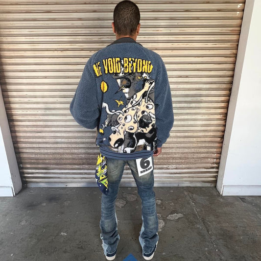 6TH NBRHD "STARWARS" JACKET-STARWARS - NAVY (6TH-J1701)