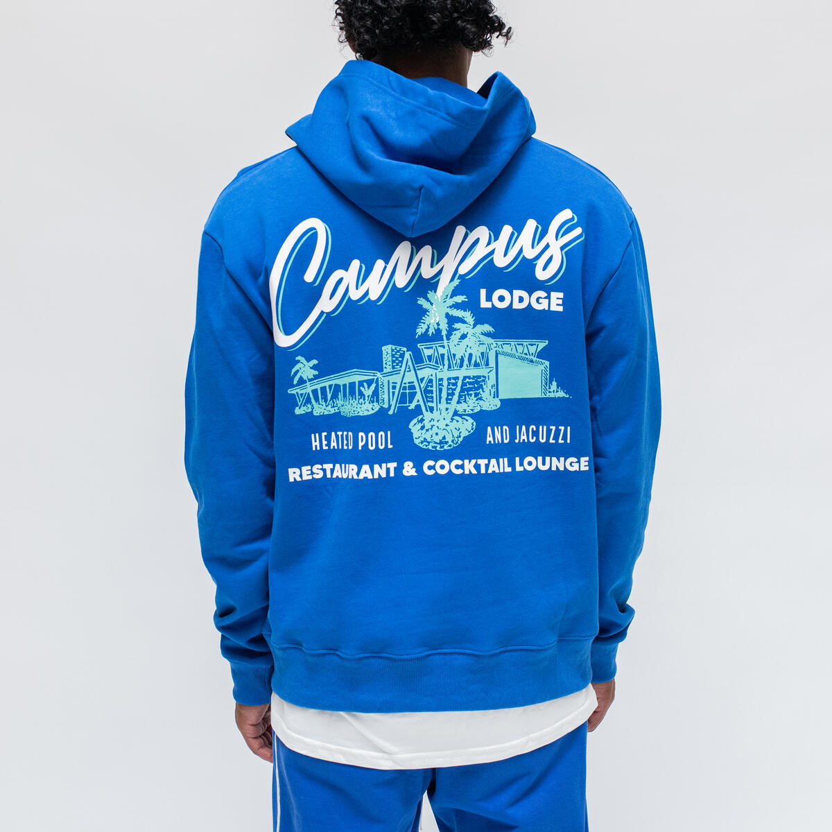 CAMPUS  Resort Hoodie (s2-014)-BLUE