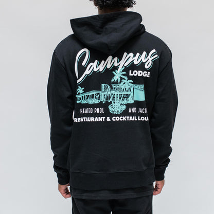 CAMPUS Resort Hoodie (s2-017)-BLACK