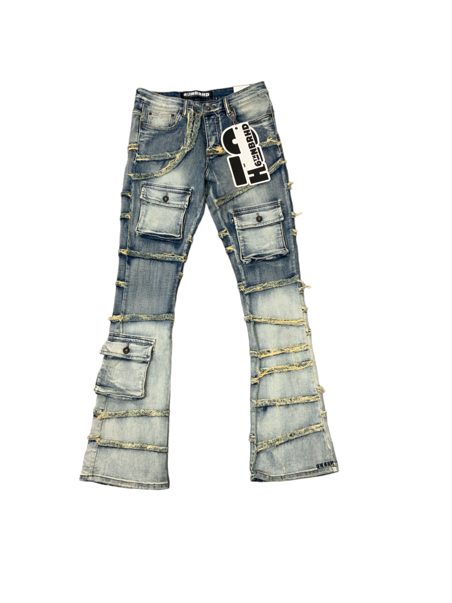 6TH NBRHB "IMMORTAL" DENIM STACKED (6TH-D2310)-LT VINTAGE