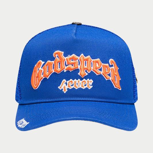 GS FOREVER TRUCKER HAT (Blue/Orange)