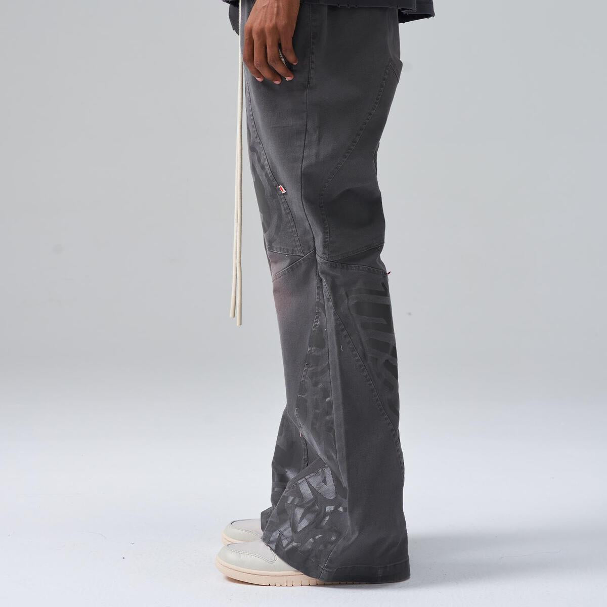 HYDE PARK BUD CLIPPINGS TROUSER-DARK GRAY