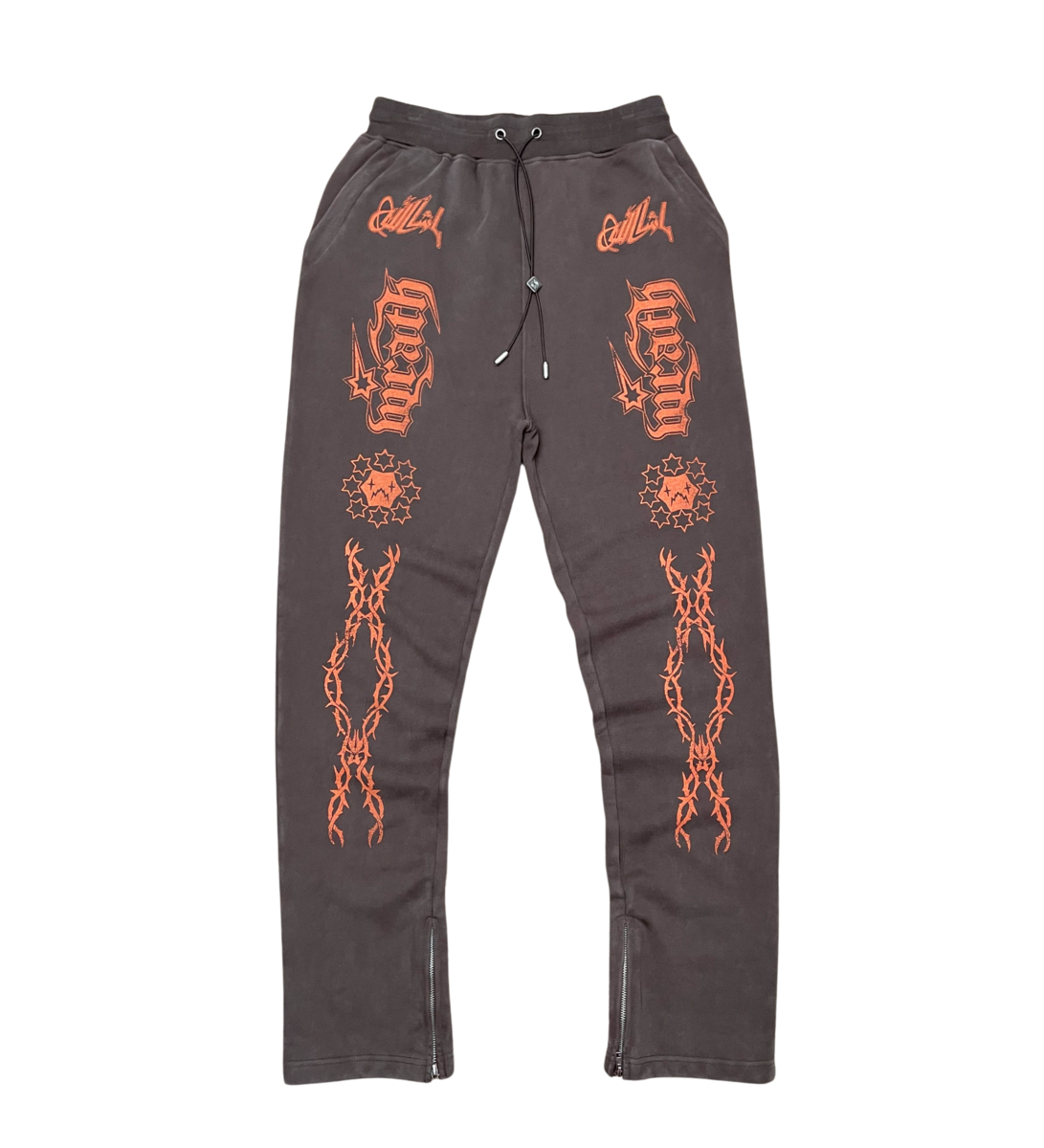 Wrathboy SWEAT PANTS - Gods Will - BROWN - WB03-035/036