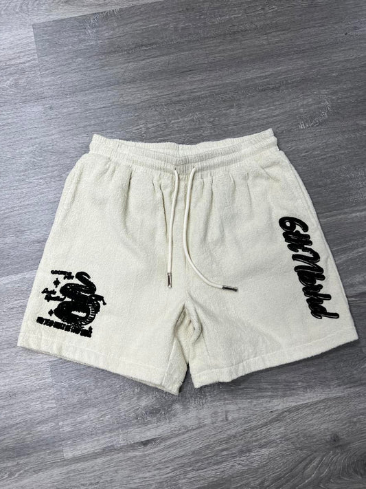 6NBRHD "EXTERMINATOR" SHORTS (6TH-S2801) CREAM