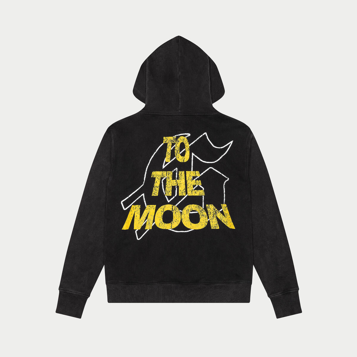 GOD SPEED 'No Looking Back Hoodie'-Yellow