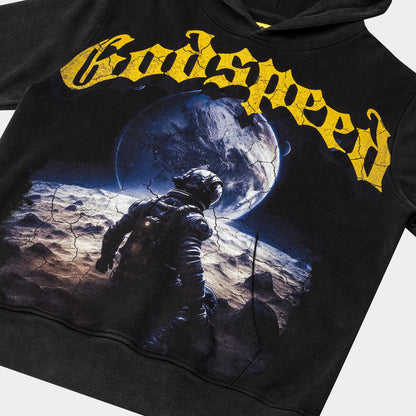 GOD SPEED 'No Looking Back Hoodie'-Yellow