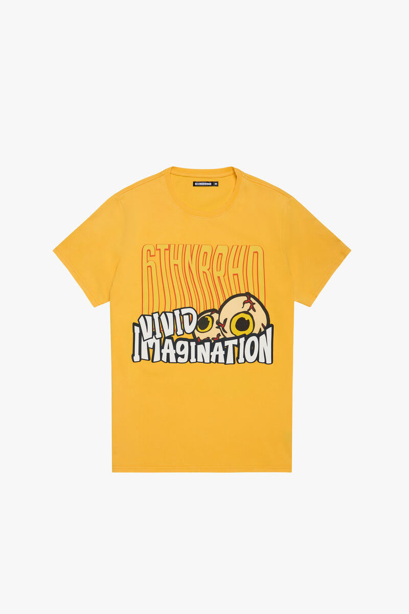 6TH NBRHD "VIVID IMAGINATION" TEE (6TH-T2602) GOLD