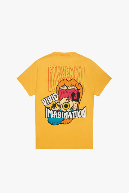 6TH NBRHD "VIVID IMAGINATION" TEE (6TH-T2602) GOLD