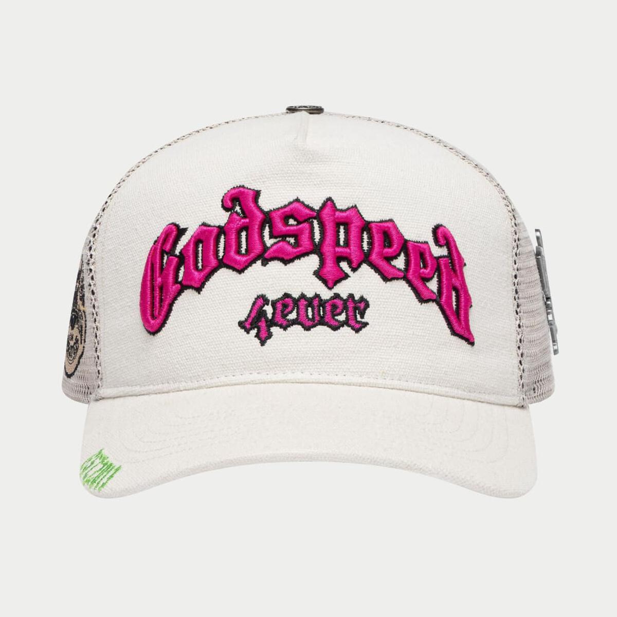 GS Forever Trucker Hat (White/Fuchsia) (Gs-Forever-Trucker-Hat-White-Fuchsia)