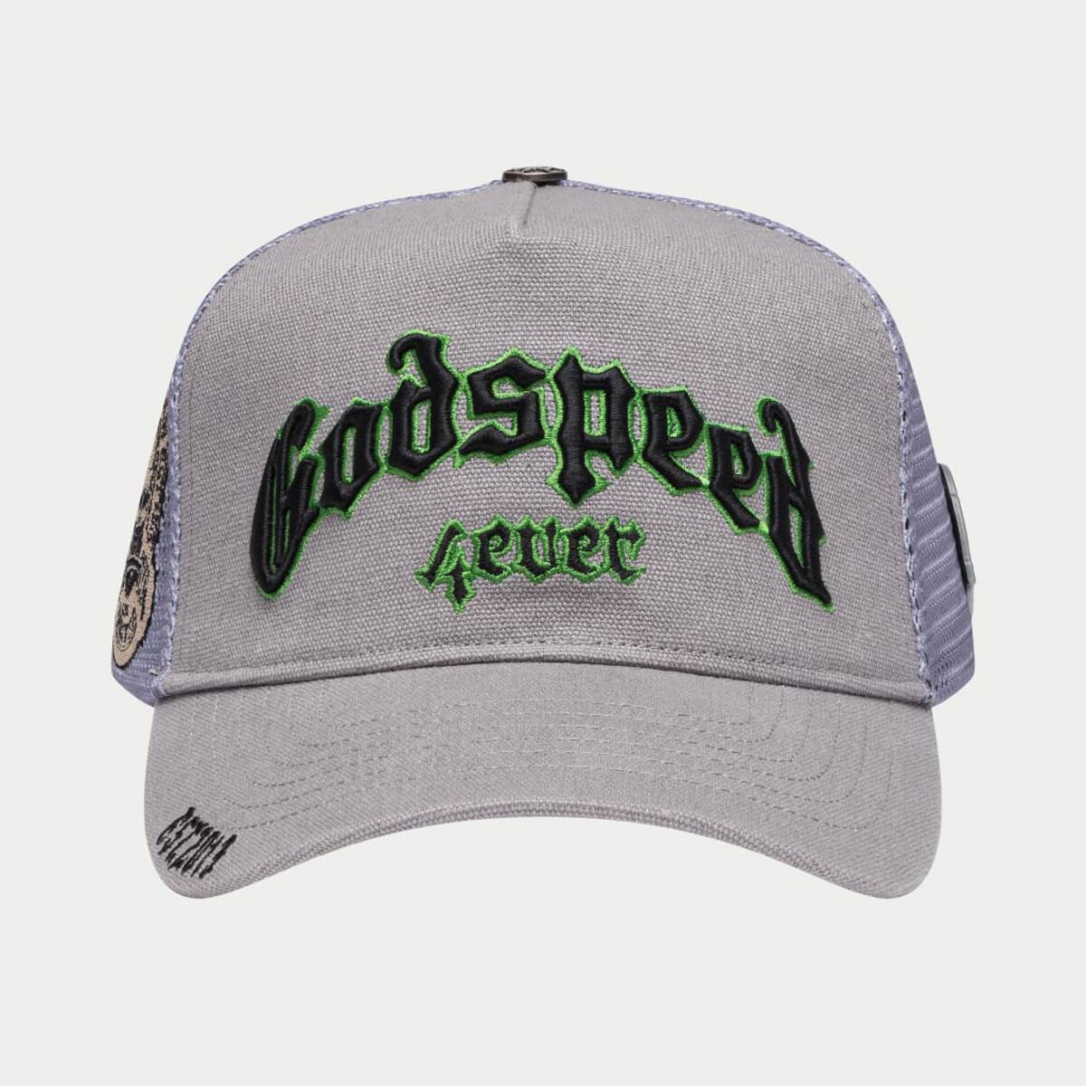 GS Forever Trucker Hat (Grey/Green) (Gs-Forever-Trucker-Hat-Grey-Green)