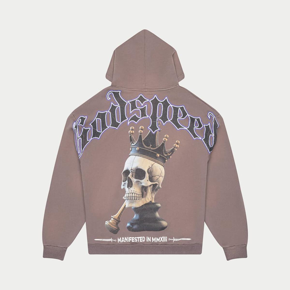 GOD SPEED King 4ever Hoodie (Grey)