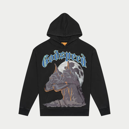 GOD SPEED F.T.D Embroidered Hoodie (Black)