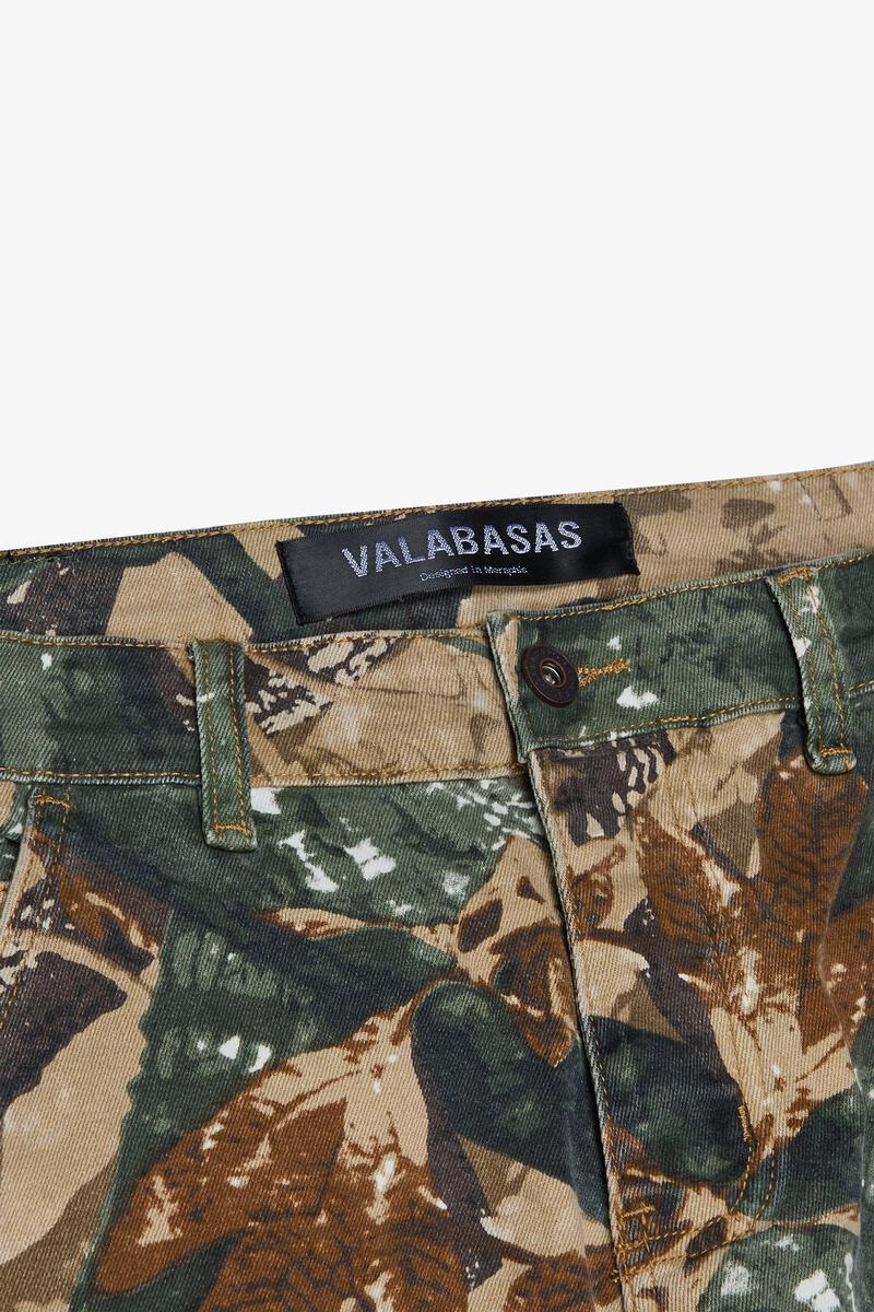 VALABASAS "COMMANDER" SAVANNAH STACKED FLARE JEAN