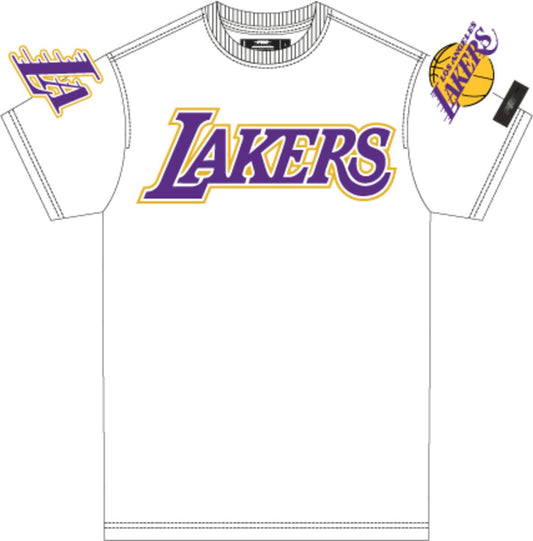 PRO STANDARD LOS ANGELES LAKERS CLASSIC CHENILLE SJ TEE (BLL151542) WHT