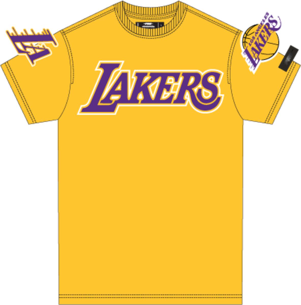 PRO STANDARD LOS ANGELES LAKERS CLASSIC CHENILLE SJ TEE (BLL151542) YLW