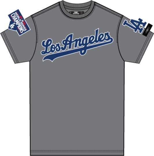 PRO STANDARD LOS ANGELES DODGERS CLASSIC CHENILLE SJ TEE (LLD131604) GRY