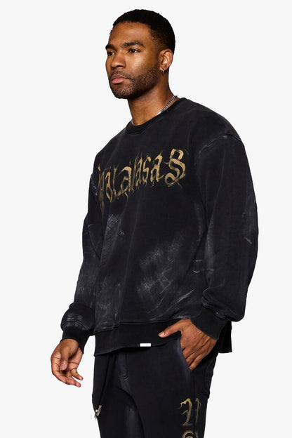 VALABASAS "GLYPHIQUE" BLACK LONG SLEEVE (VLBSLS001)