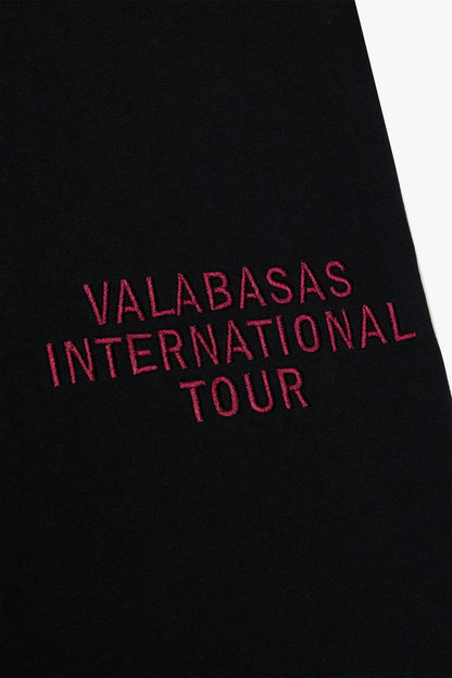 VALABASAS "JOURNEY" BLACK/RED OVERSIZED TEE (VLBS-TS-002)