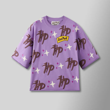 HYDE PARK PUFF THE MAGIC PATTERN SHIRT-PURPLE