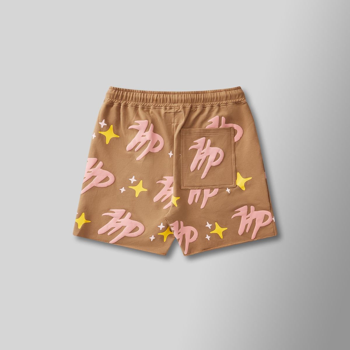 HYDE PARK PUFF THE MAGIC PATTERN SHORTS-BROWN