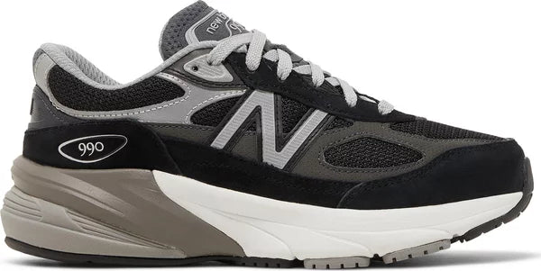 NEW BALANCE 990v6 Big Kid 'Black Silver' GC990BK6