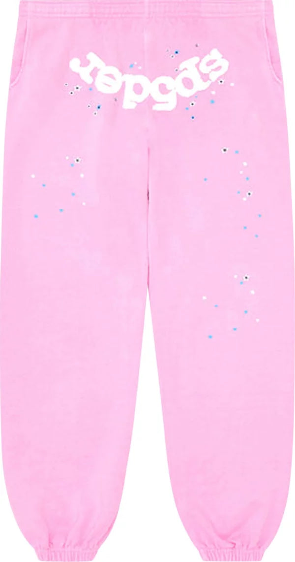 SP5DER OG WEB PINK  SWEATPANT