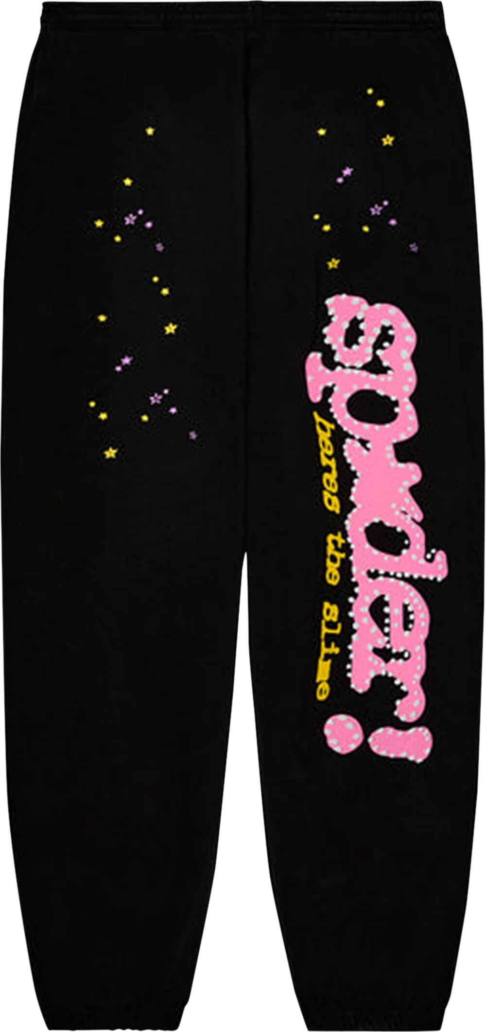 SP5DER  BLACK P*NK V2 SWEATPANT 'BLACK'