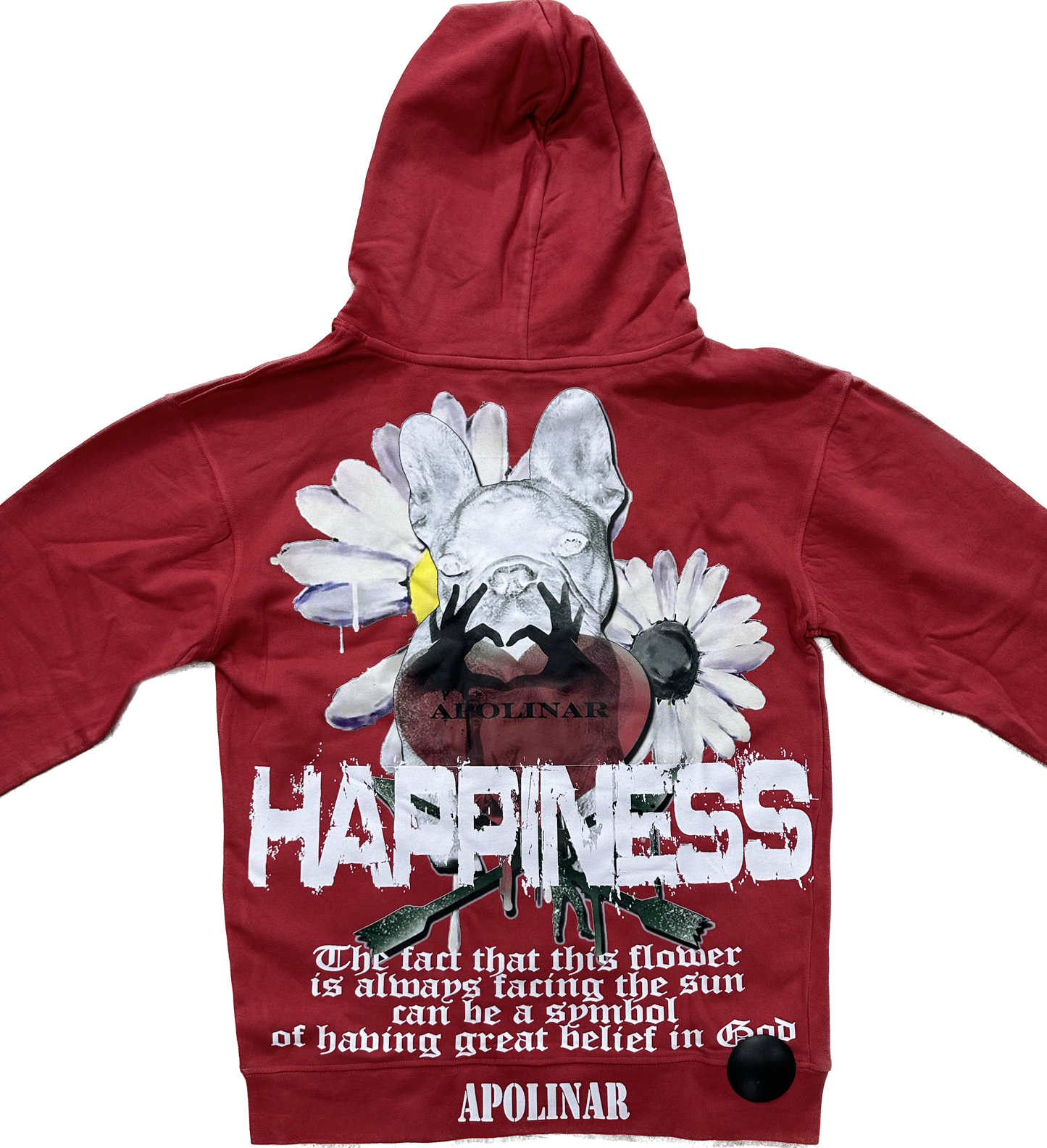 APOLINAR HAPPINESS II+ HOODIE PLR-081 RED