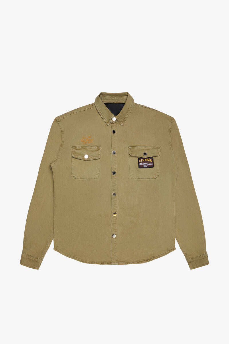 6TH NBRHB "INDIANA" CARGO DENIM  STACKED (6TH-D2402)-KHAKI