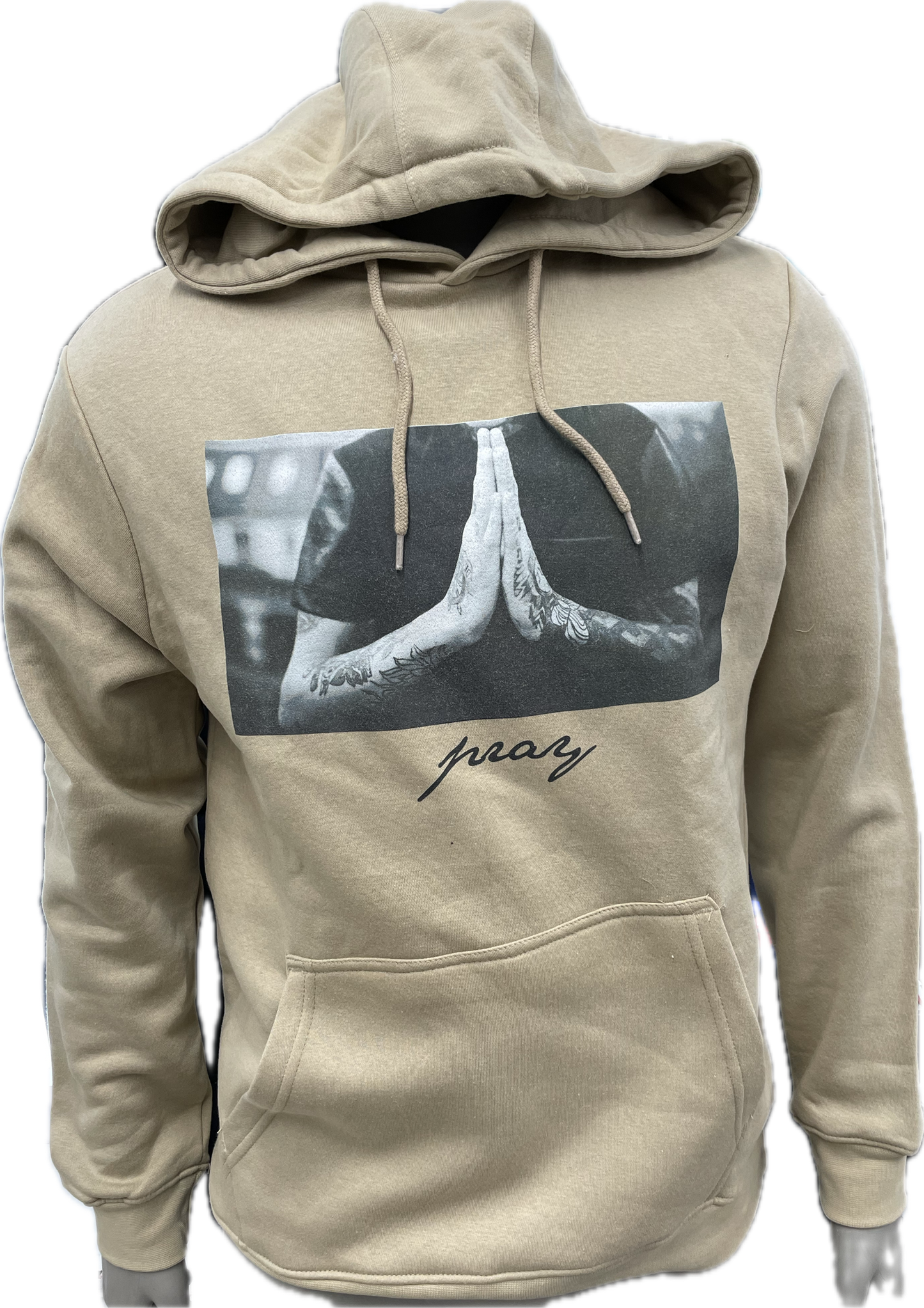 UPSCALE PRAY HOODIE  MT275-WET SAND