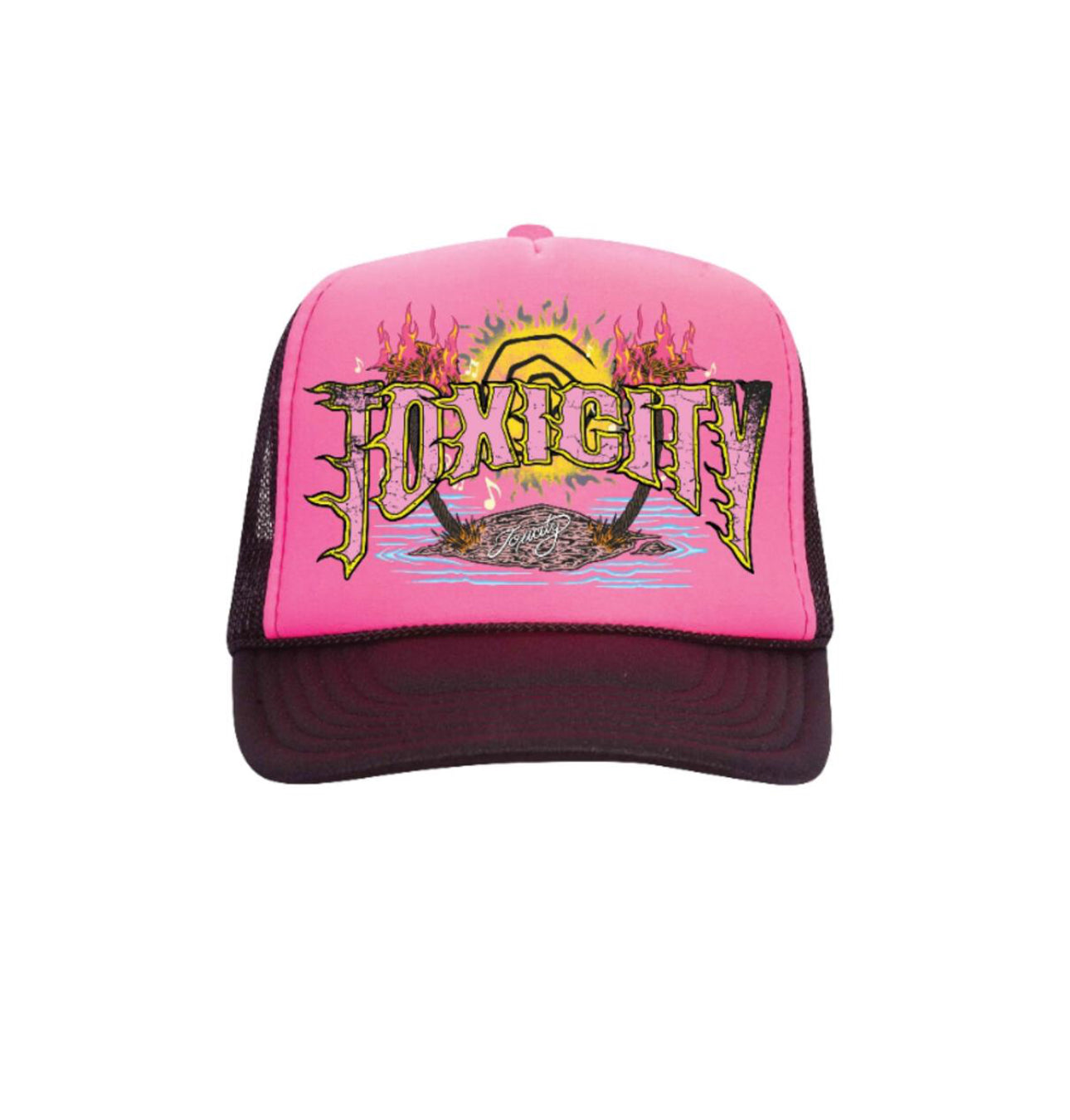 TOXICITY - TROUBLE IN PARADISE TRUCKER - PINK