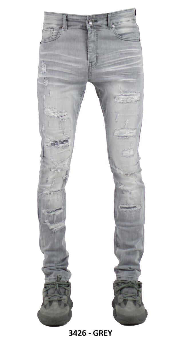 FOCUS JEANS FASHION DENIM (3426 - GREY)