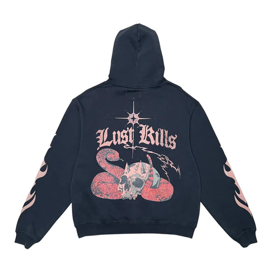 Wrathboy 'Lust Kills' Hoodie WB03-030 BLACK