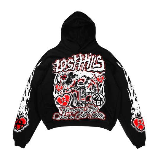 LOST HILLS  LHSBHOODY009-BLK