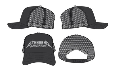 6THNBRD “ON TOUR” HEADWEAR 6TH-H2901-BLK