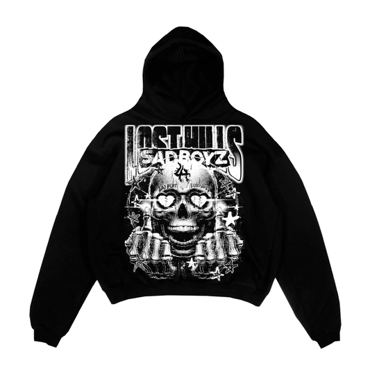 LOST HILLS  LHSBHOODY007-BLACK