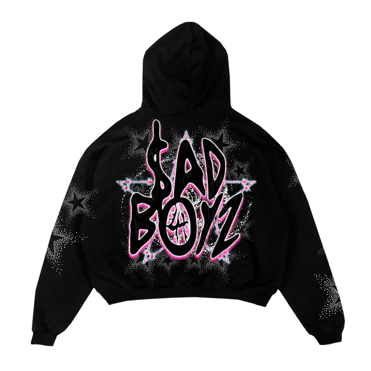 LOST HILLS  LHSBHOODY008-BLACK