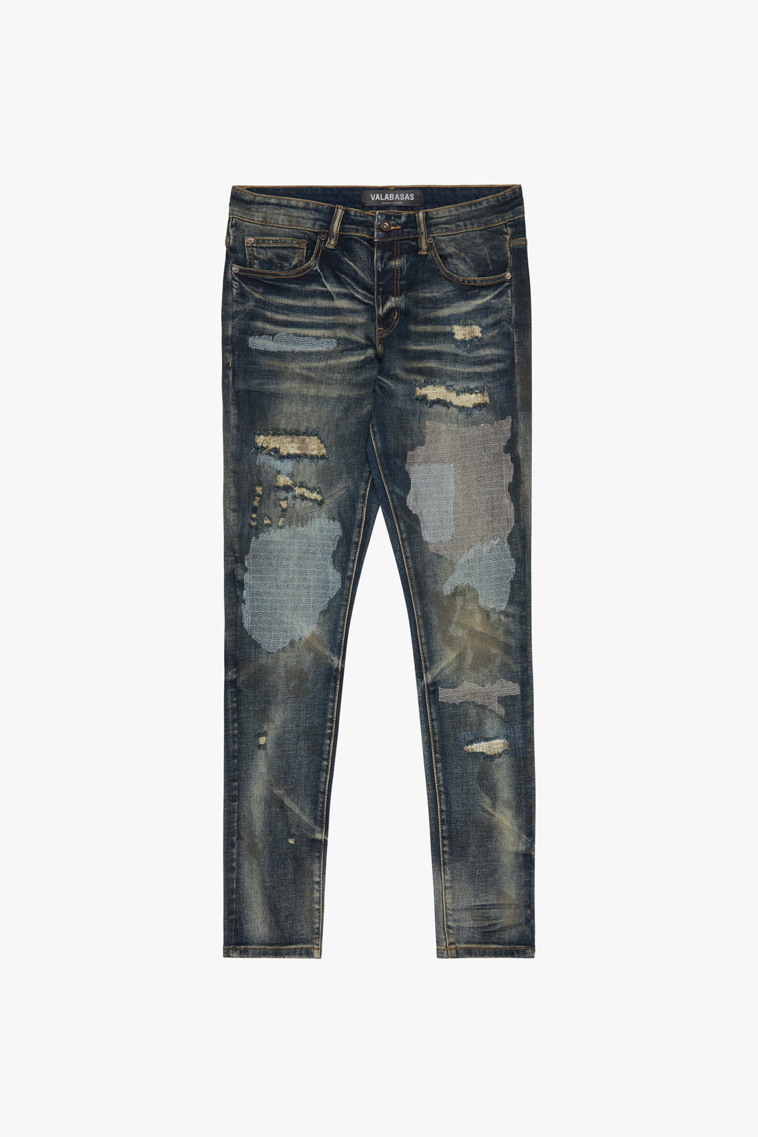 VALABASAS "sledge " Jeans - vintage Blue wash VLBSSK005-vintage blue wash