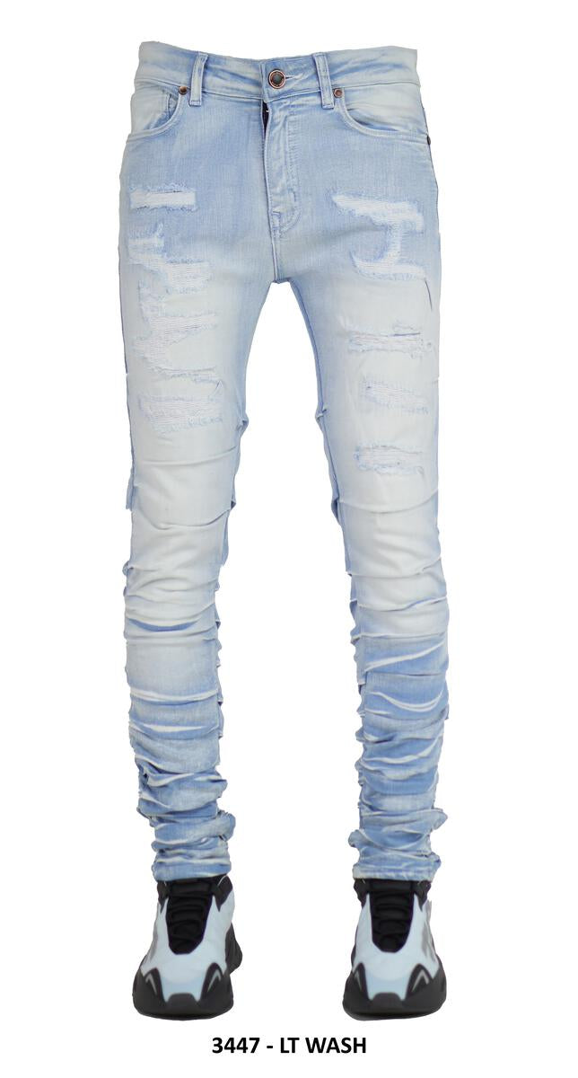 FOCUS JEANS FASHION DENIM (3447 -ICE BLUE)