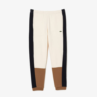 Lacoste Men's Regular Fit Colorblock Joggers 'WHT/BRN/NVY' XH1300 51 RI2