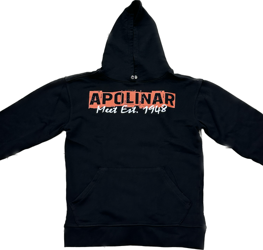 APOLINAR CITY TALK HOODIE  PLR-001 BLACK