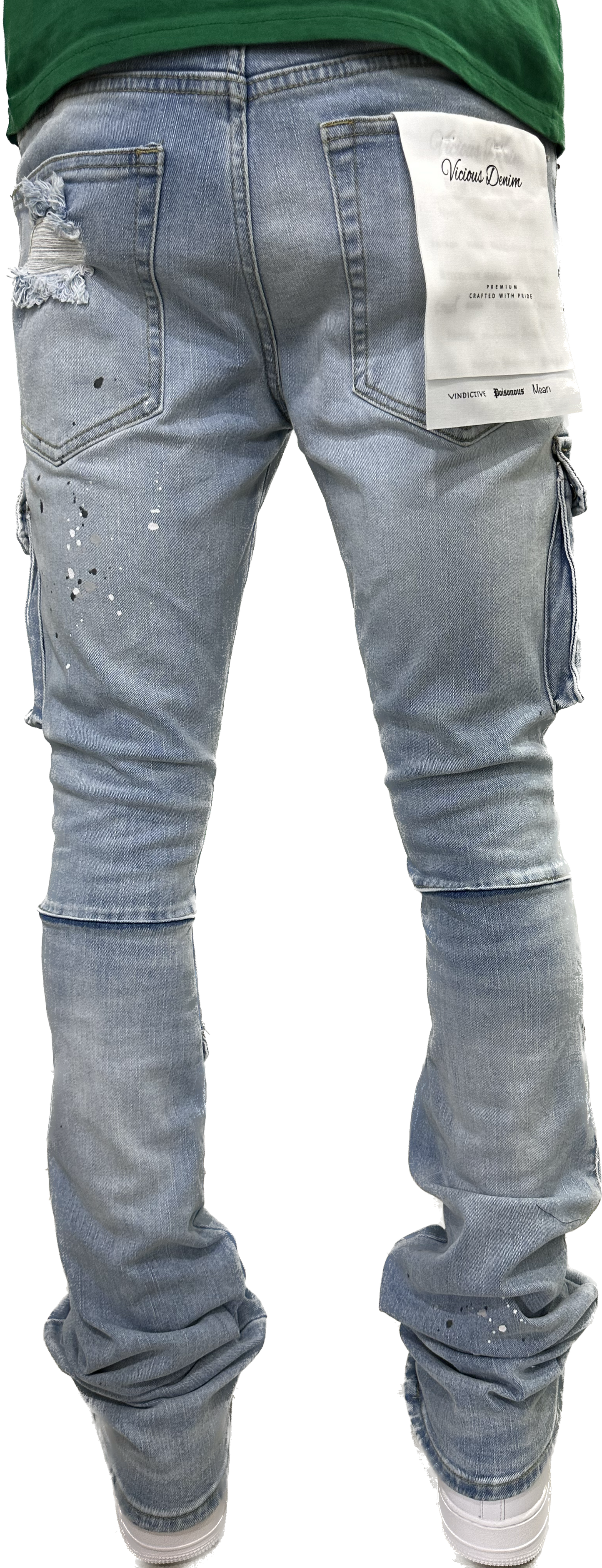 VICIOUS DENIM VC218 BLUE BLEACH