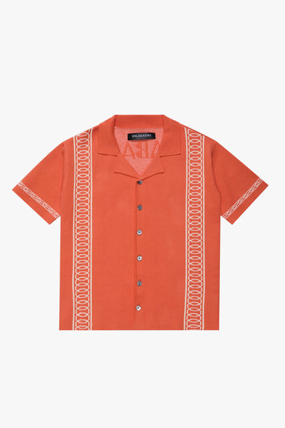 "KABANA" ORANGE BUTTON-DOWN