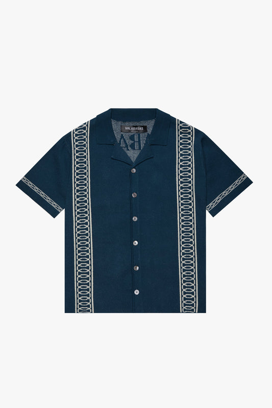 "KABANA" BLUE BUTTON-DOWN