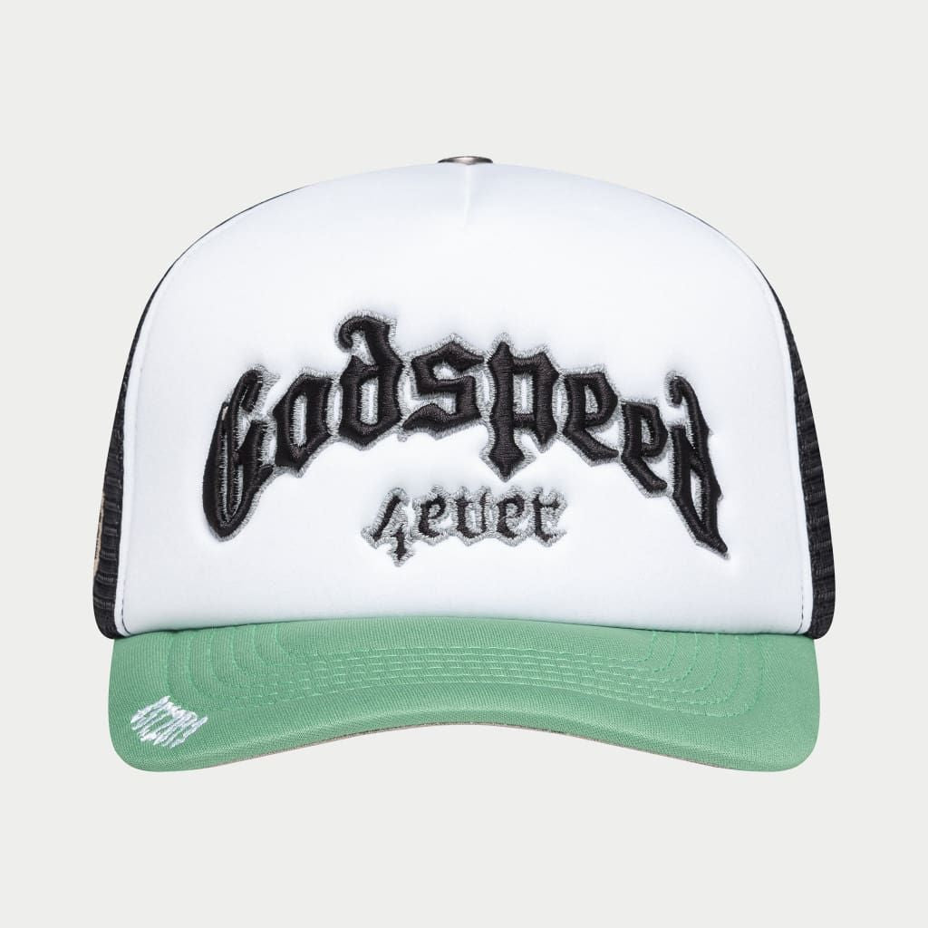 GOD SPEED GS Forever Foam Trucker Hat (Blk/Green)